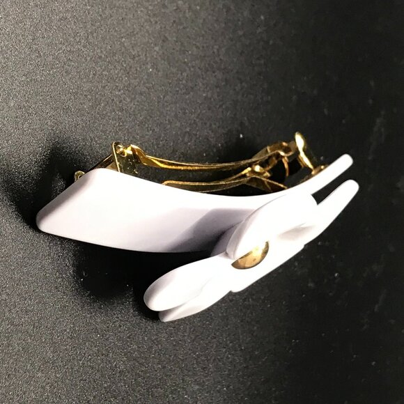 L. Erickson Studded Daisy Barrette - Picture 7 of 14